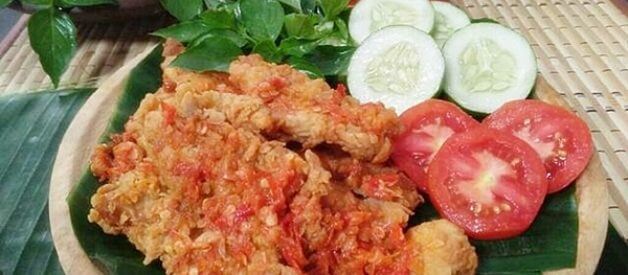 Resep Ayam Geprek Wong Klaten (Ayam Goreng Tepung Sambal 