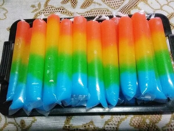  Resep  Es Mambo Pelangi  Es Susu Jelly Rainbow Untuk Dijual 